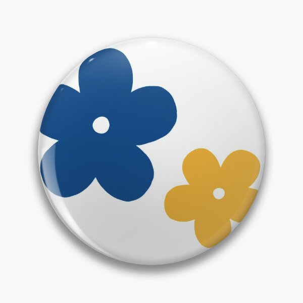 Item preview, Pittsburgh Blue and Gold Flowers designed and sold by Pfeifer Hill.