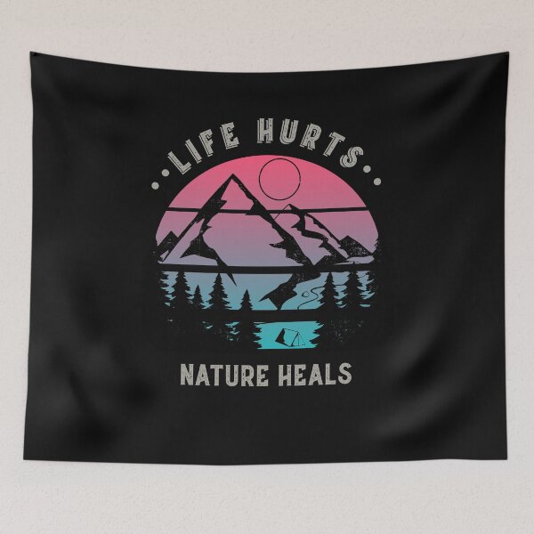 Item preview, Life Hurts, Nature heals. designed and sold by T-mess.