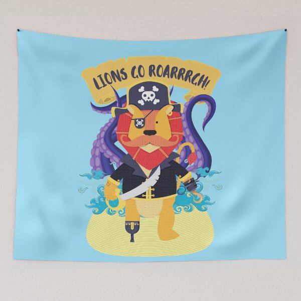 Item preview, Pirate lions go Roarrrgh designed and sold by Give Me that Pencil.