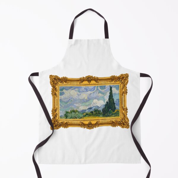 Item preview, Wheat Field with Cypresses by Van Gogh In A Gold Frame designed and sold by PaulinaS.