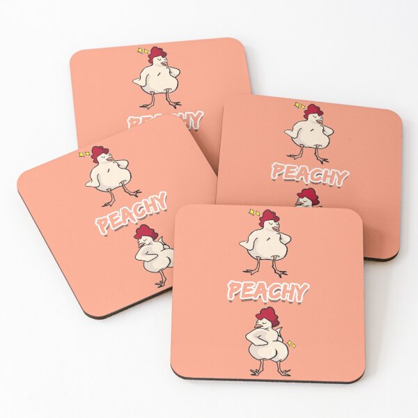 Item preview, A cute peachy chicken coming in your neighborhood designed and sold by seatrah.
