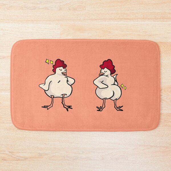 Item preview, A cute peachy chicken coming in your neighborhood designed and sold by seatrah.