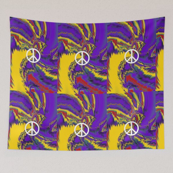 Item preview, Psychedelic Peace symbol 1 designed and sold by HumanwreckageRB.