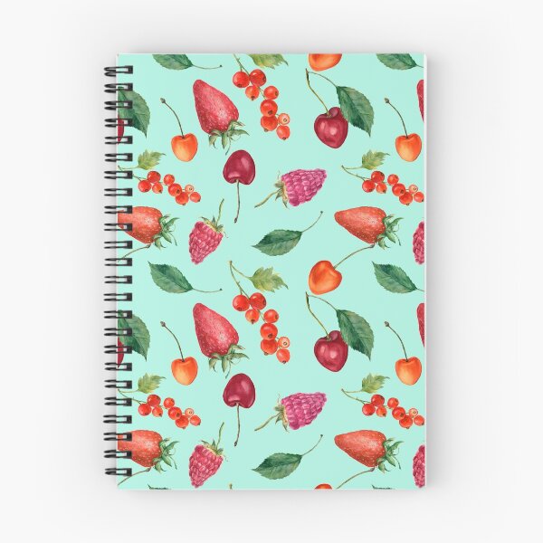 Item preview, Watercolor berries: strawberry, cherry, raspberry, redcurrant designed and sold by derbisheva.