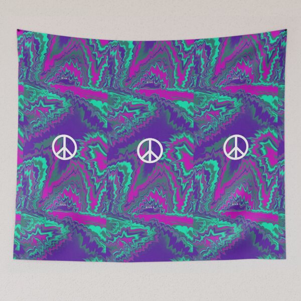 Item preview, Psychedelic Peace symbol 2 designed and sold by HumanwreckageRB.