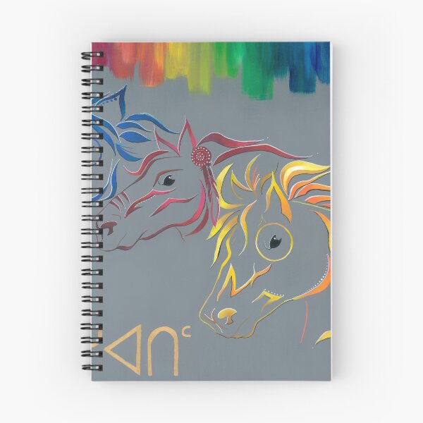 Item preview, ᔨᒥᓰᐊᐧᑎᒼ âýimisîwatim- Wild Horses designed and sold by Kamamak.