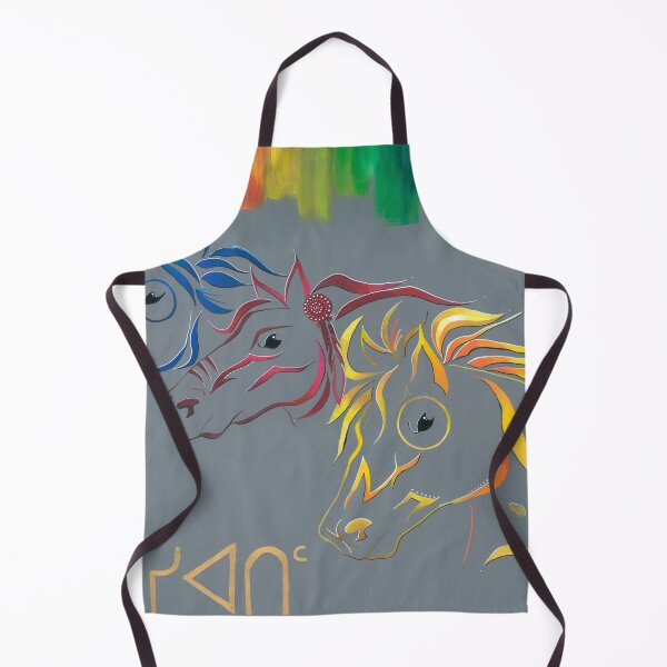 Item preview, ᔨᒥᓰᐊᐧᑎᒼ âýimisîwatim- Wild Horses designed and sold by Kamamak.