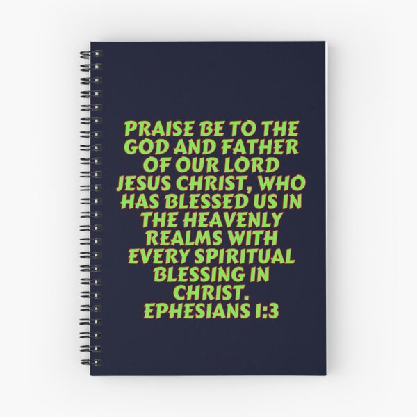 Artikelvorschau, Bibelvers Epheser 1: 3 entworfen und verkauft von Prayingwarrior.
