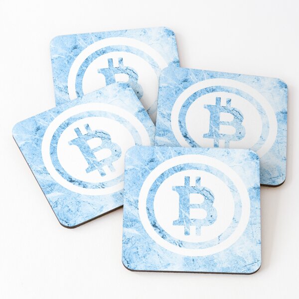 Item preview, Bitcoin (BTC) Blue Marble Print designed and sold by issaapparel.
