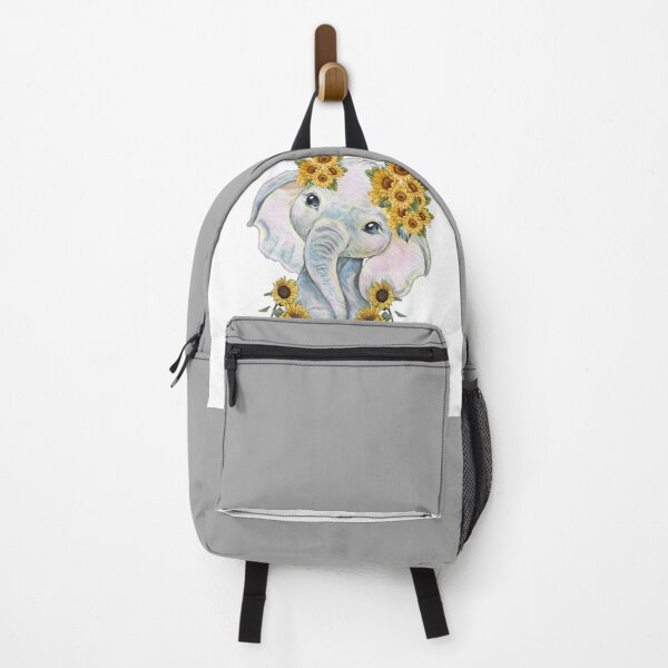 Item preview, Ellie Elephant Sunflower designed and sold by BakaDoodles.