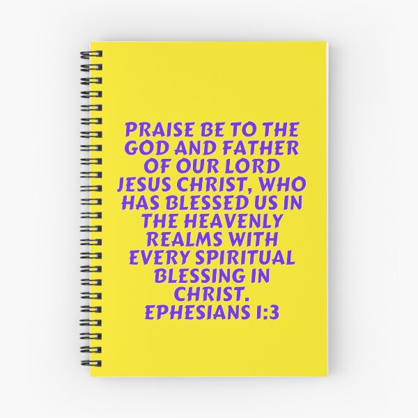 Artikelvorschau, Bibelvers Epheser 1: 3 entworfen und verkauft von Prayingwarrior.