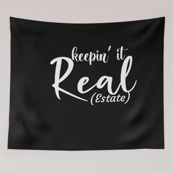 Item preview, Keep it real estate gift for realtors real estate is my hustle designed and sold by 0umStore.
