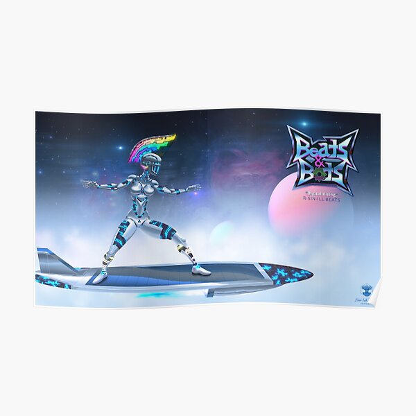 Beats & Bots - "Digital Rising" Posters Poster