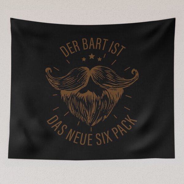 Item preview, Beard is the new Sixpack Moustache Design designed and sold by Nillo.