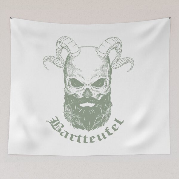 Item preview, Beard Devil Moustache Full Beard - Design designed and sold by Nillo.