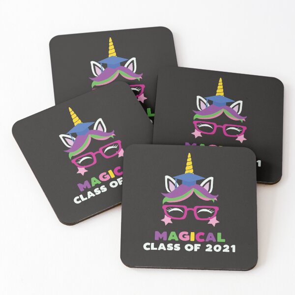 Item preview, Magical Class of 2021 Graduating Unicorn Graduation Cap Kid Graduate designed and sold by gkao.