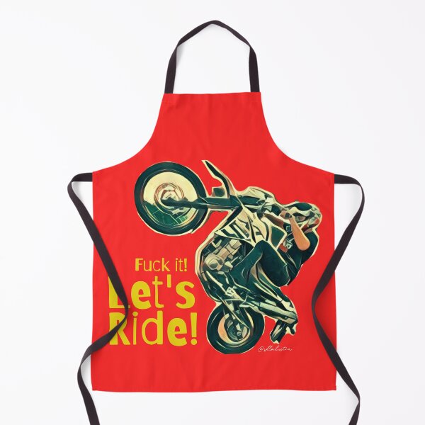 Item preview, Fuck it! Let's ride! (Red) designed and sold by Skloilustra.