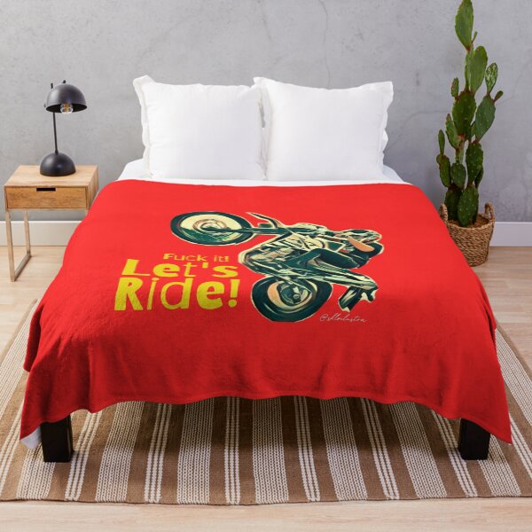 Item preview, Fuck it! Let's ride! (Red) designed and sold by Skloilustra.