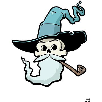 Artwork thumbnail, Skull Wizard by Chuck Whelon