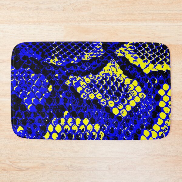 Item preview, Python Skin Yellow and Blue Design designed and sold by DesignFantazia.