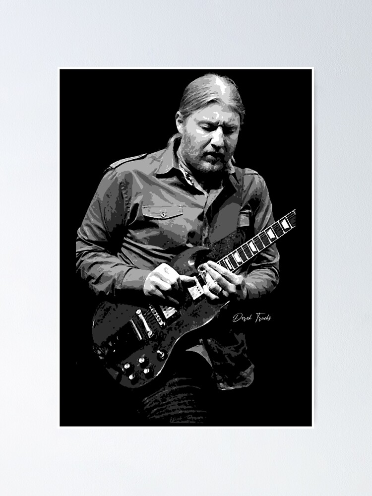 “Derek Trucks v2” Poster by Dhikaboddy | Redbubble