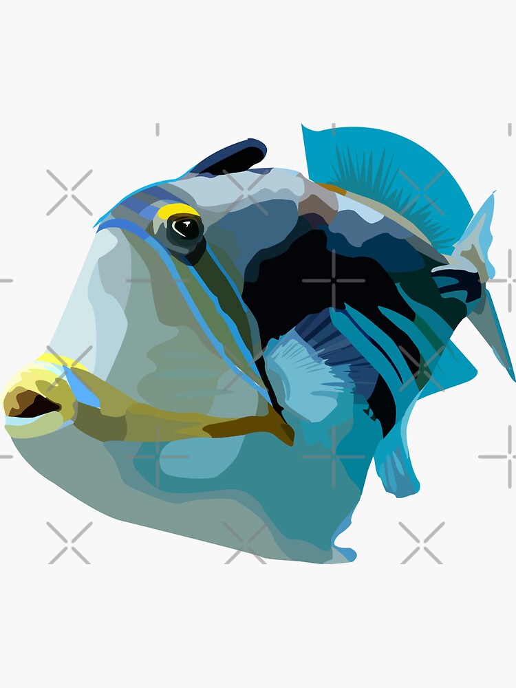 HumuHumu Pig Nose Fish Sticker for Sale by GroinkDesign