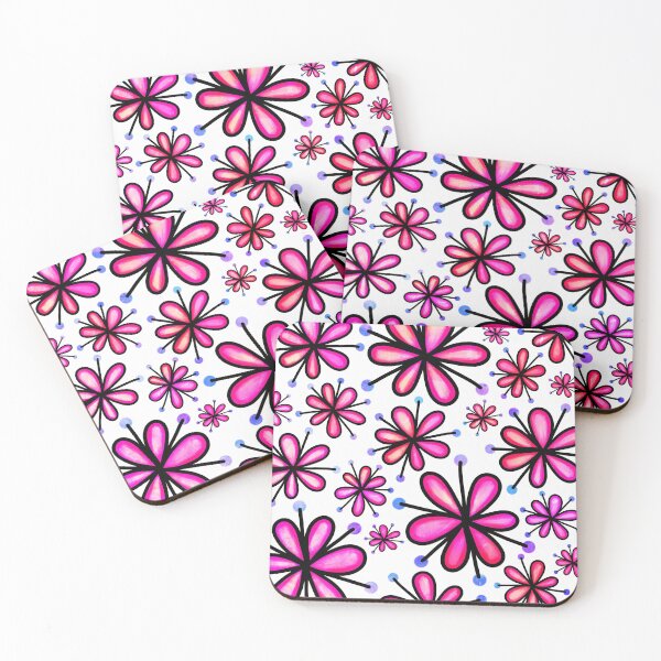 Item preview, Colorful Daisies and Margaritas. Decorative Doodle Flowers designed and sold by Siiiiichfried.