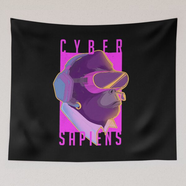 Item preview, Cybersaphia Cyberpunk Monkey designed and sold by Nillo.