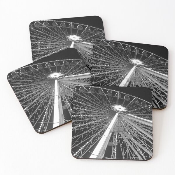 Item preview, Carnival Ferris Wheel B&W Print - Austria (Vienna) designed and sold by NBurtonW.