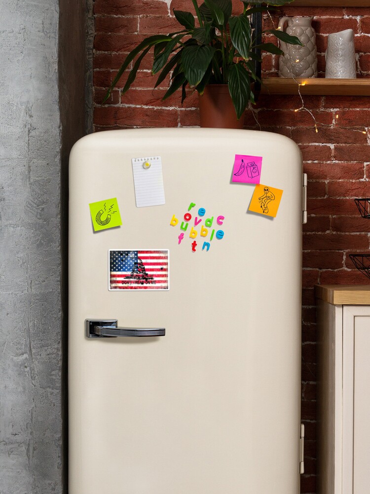 Alternate view of Viper N Bullet Holes On Old Glory Magnet