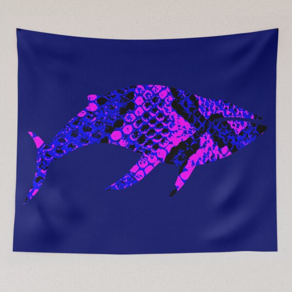 Item preview, Python Skin Blue and Magenta Design/Whale designed and sold by DesignFantazia.
