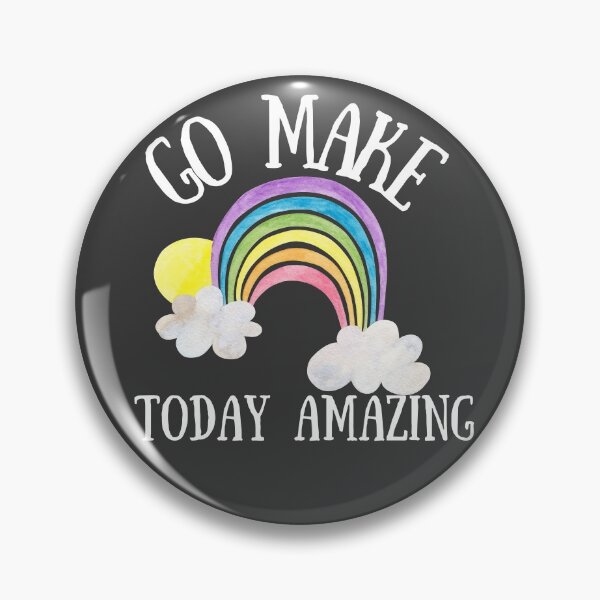 Item preview, Go Make Today Amazing rainbow designed and sold by Schuva.