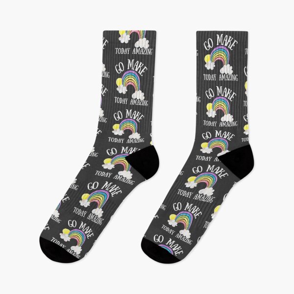 Item preview, Go Make Today Amazing rainbow designed and sold by Schuva.
