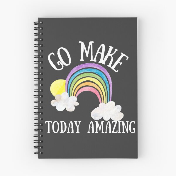 Item preview, Go Make Today Amazing rainbow designed and sold by Schuva.