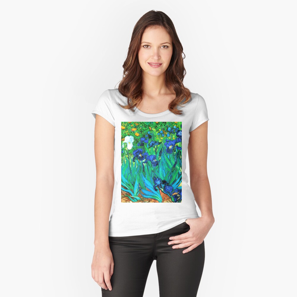 Item preview, Fitted Scoop T-Shirt designed and sold by VintageEraArt.
