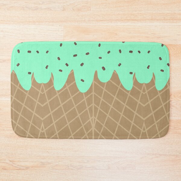 Item preview, Cute Mint Chocolate Chip Ice Cream designed and sold by MollyTamolly.