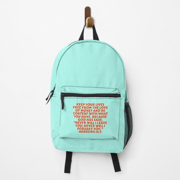 Item preview, Bible Verse Hebrews 13:5 designed and sold by Prayingwarrior.