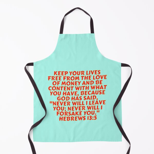 Item preview, Bible Verse Hebrews 13:5 designed and sold by Prayingwarrior.