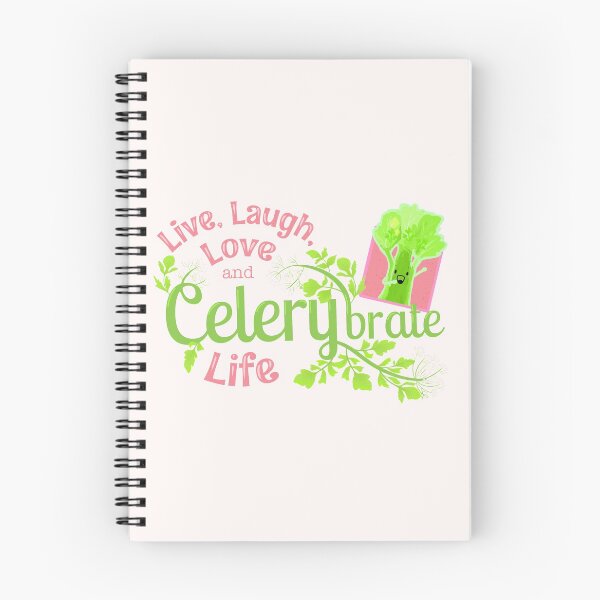Item preview, Live, Laugh, Love and Celerybrate Life - Punny Garden designed and sold by PunnyGarden.