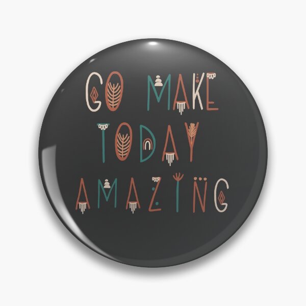 Item preview, Go Make Today Amazing Boho Letters designed and sold by Schuva.