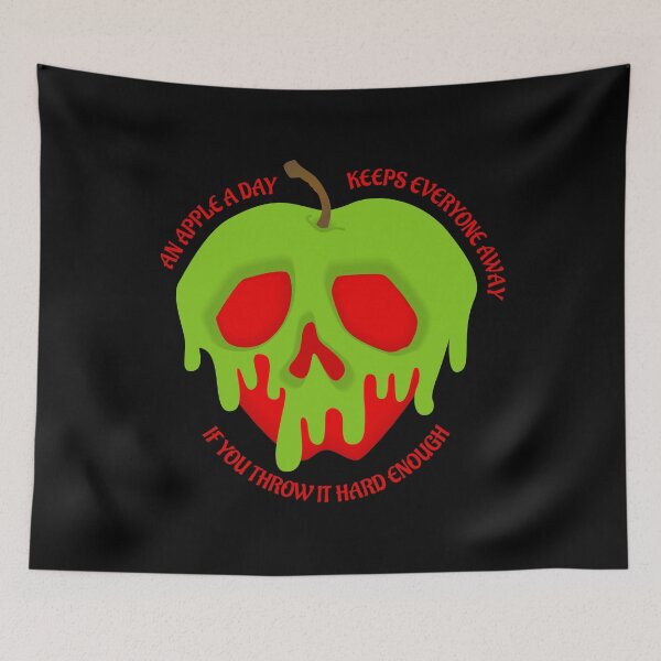 Item preview, An apple a day keeps everyone away if you throw it hard enough designed and sold by Teamtsunami6.