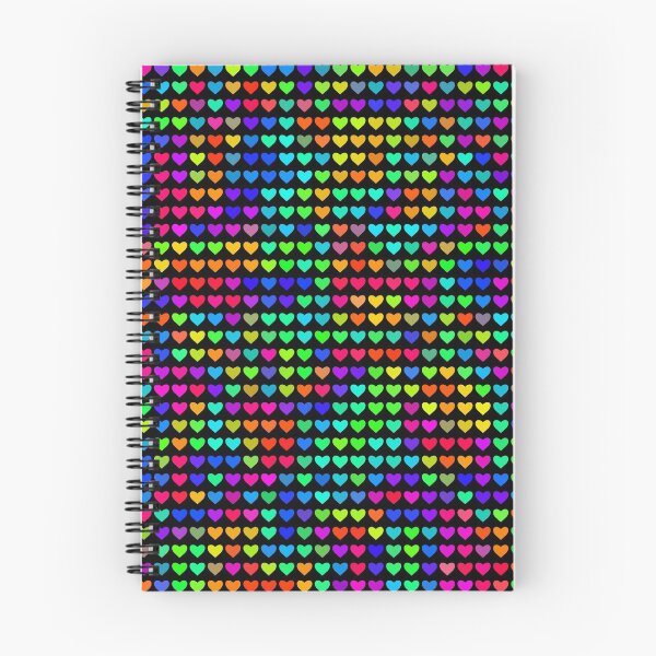 Item preview, Funky Bold Colorful Hearts Seamless Pattern designed and sold by Kaleiope Studio.