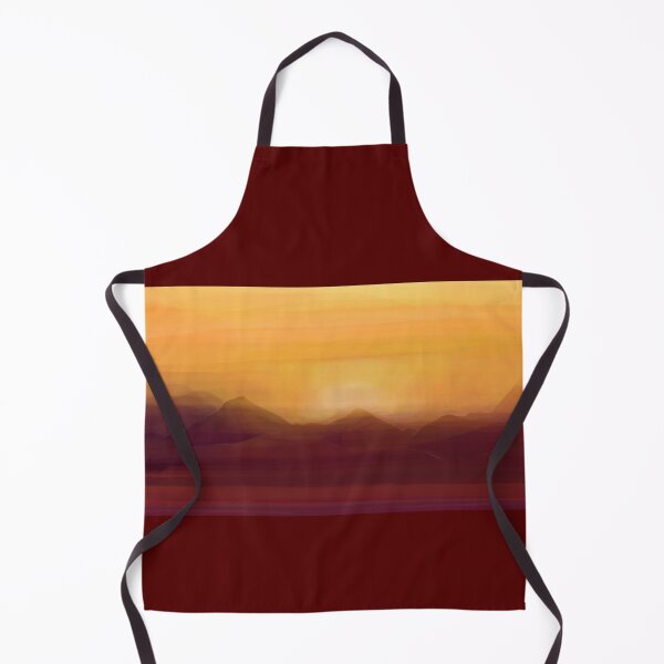 Item preview, handpainted SUNSET with mountains designed and sold by THE AMERICAN TEEVANGELIST.
