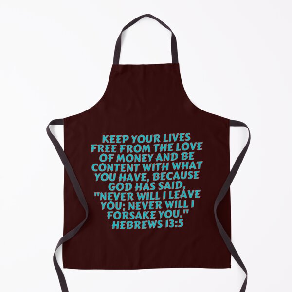 Item preview, Bible Verse Hebrews 13:5 designed and sold by Prayingwarrior.
