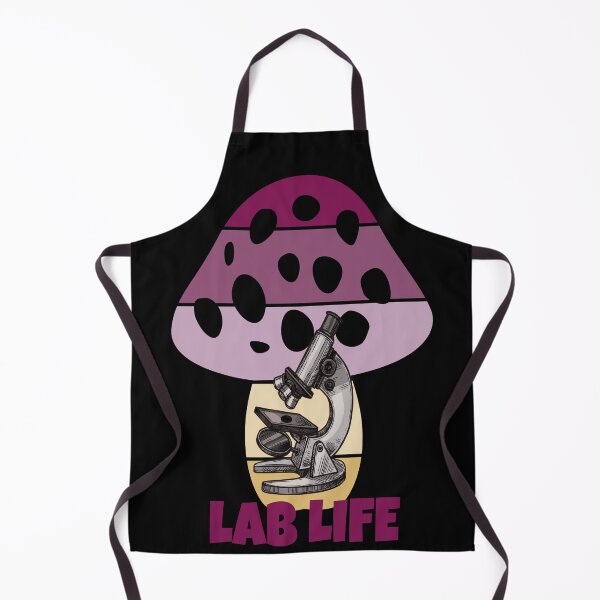 Item preview, MEDICAL LAB SCIENTIST RETRO MUSHROOM WITH MICROSCOPE PIPETTE MEDICAL LABORATORY SCIENTIST  designed and sold by Hippiesole.