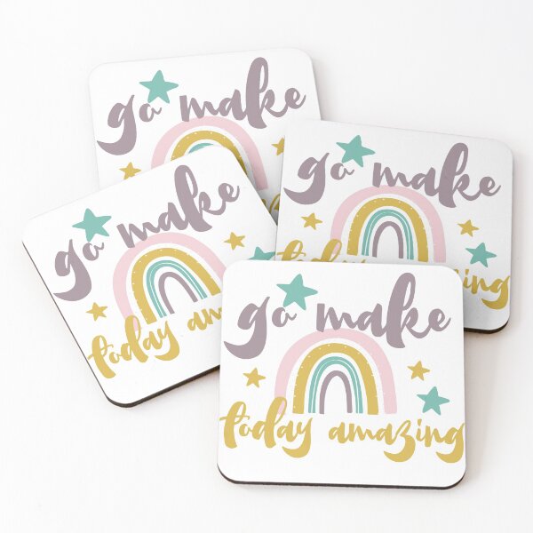 Item preview, Go Make Today Amazing boho rainbow designed and sold by Schuva.