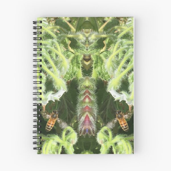 Item preview, Honey Bees Thrumming in the Late Autumn Sun, Emerald - White Cornflowers designed and sold by RoseAromas.