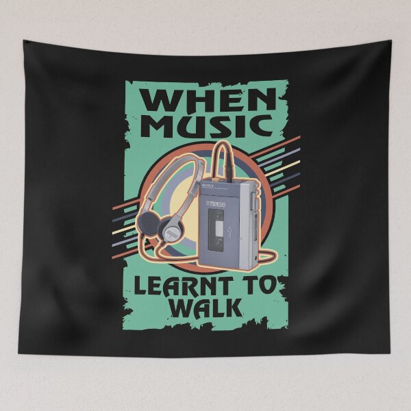 Item preview, Walkman retro When Music learned to walk designed and sold by eiwo87.