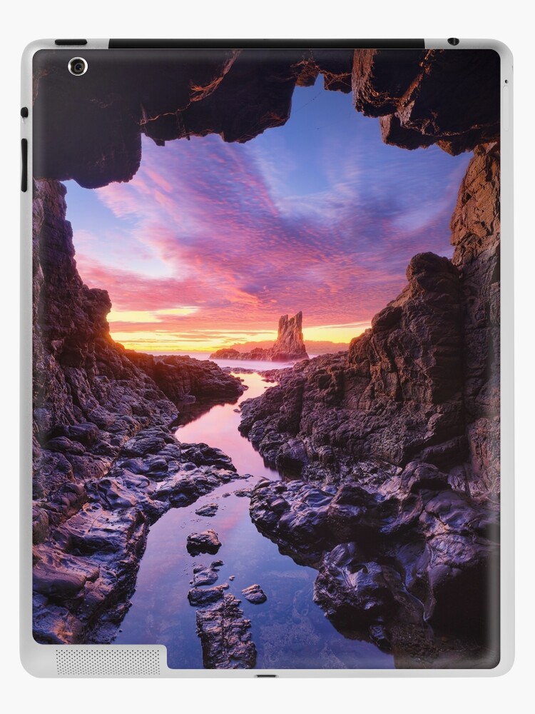 Thumbnail 1 of 2, iPad Case & Skin, Sea Cave, Cathedral Rocks, Kiama, New South Wales, Australia designed and sold by Michael Boniwell.