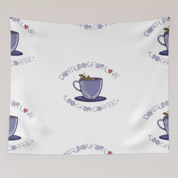 Item preview, A cup of coffee florid violet designed and sold by nadihdesigner.